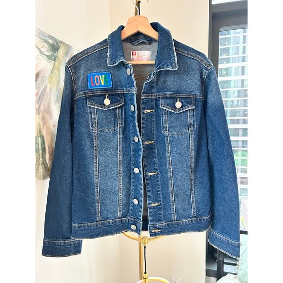 Target | Pride Unisex Oversized Denim Jacket | Size XS - Picture 2 of 6